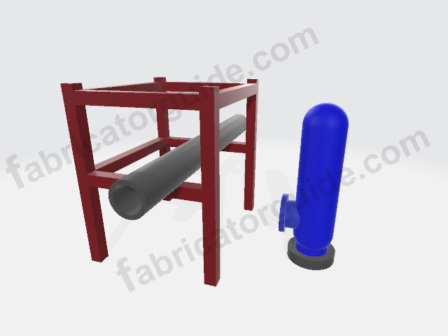 Pipe erection field measurement calculation