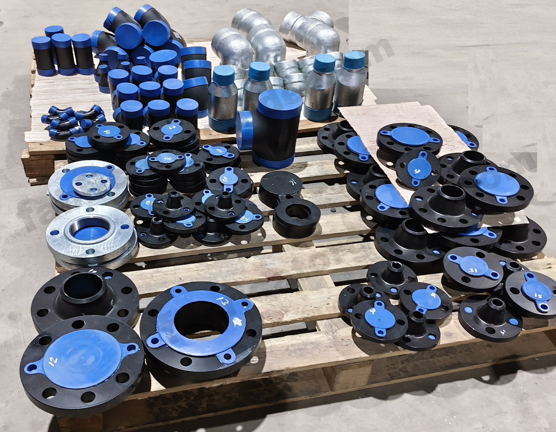 Pipe fittings material code