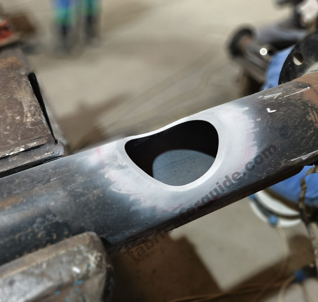 Pipe to sweepolet fit up TP test