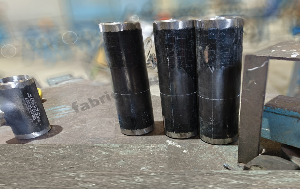 Pipe to weldolet fitting process 