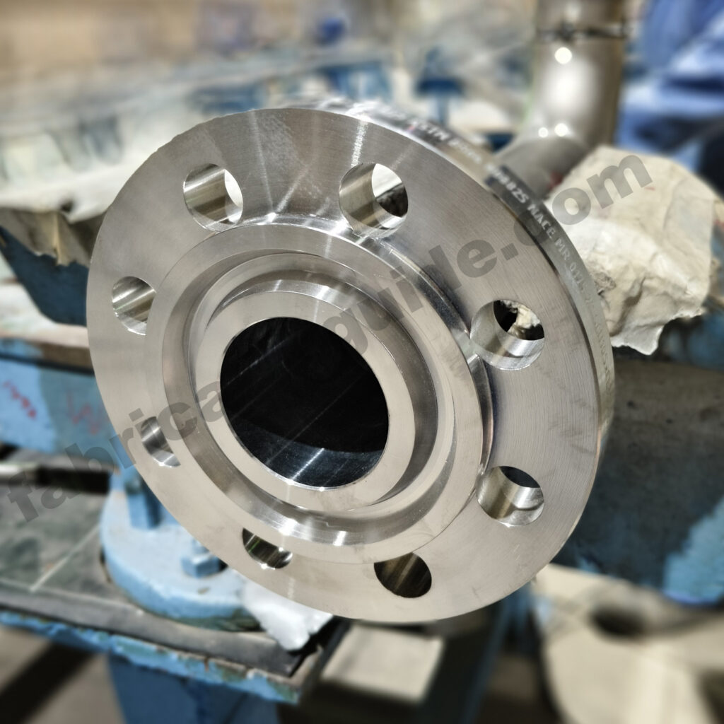 Inconel metal piping RTJ flange code B564
