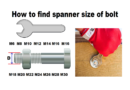 Nut bolt spanner size calculation formula | How to find spanner size of bolt