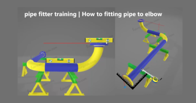 pipe fitter training | How to fitting pipe to elbow | How to fitting elbow to flange 