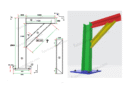 How to fabricate Pipe special C channel bracing – bracket support 45 degree | How to view pipe support drawing